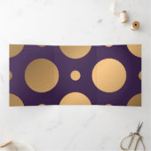 ドットパターン15 三つ折りクリスマスカード (内部)