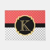 ドットパターン ドアマット (正面)