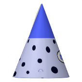 ドットパターン パーティーハット (左)