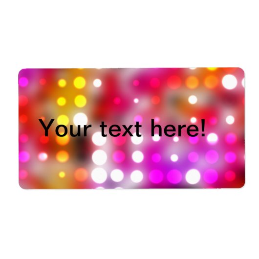 ドットパターン ラベル (正面)