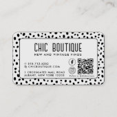 ドットパターンQRコード報酬名刺 名刺 (正面)