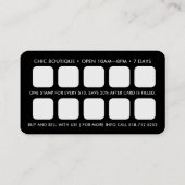 ドットパターンQRコード報酬名刺 名刺 (裏面)