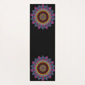 ドットパーソナライズされたマンダラクリエイティブ自分のかわいい ヨガマット (裏面)