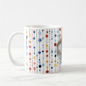 ドットパーソナライズされた付きフォトマカラフルグC556 コーヒーマグカップ (左)
