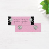 ドットパールレースジュエリー価格ラベルピンクダブル (デスク)