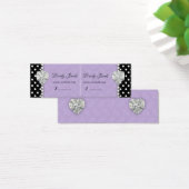 ドットパールレースジュエルプライスラベルパープルダブル (デスク)