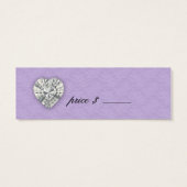 ドットパールレースジュエルプライスラベルパープル (裏面)