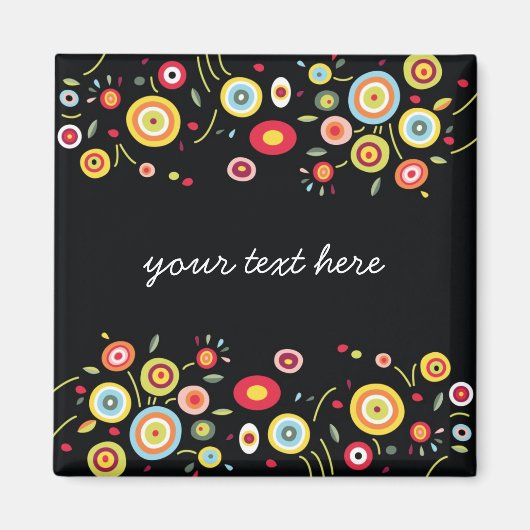 ドットファンキーテンプレート マグネット (正面)