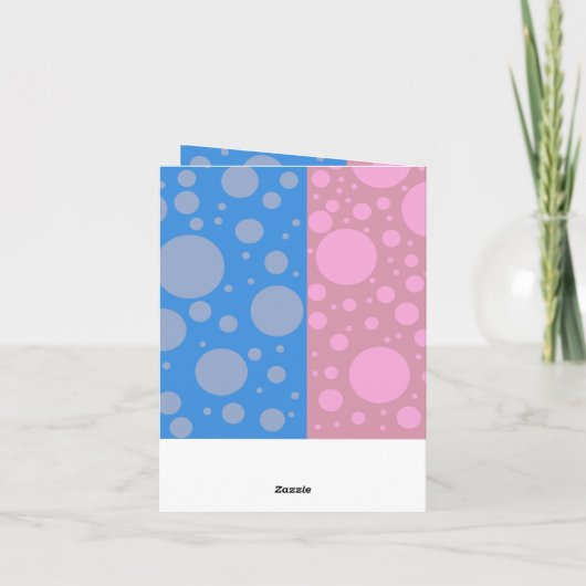 ドットファンキーノートカード、標準ホワイトエンベロープinc カード (裏面)