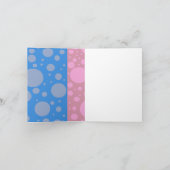 ドットファンキーノートカード、標準ホワイトエンベロープinc カード (内部)