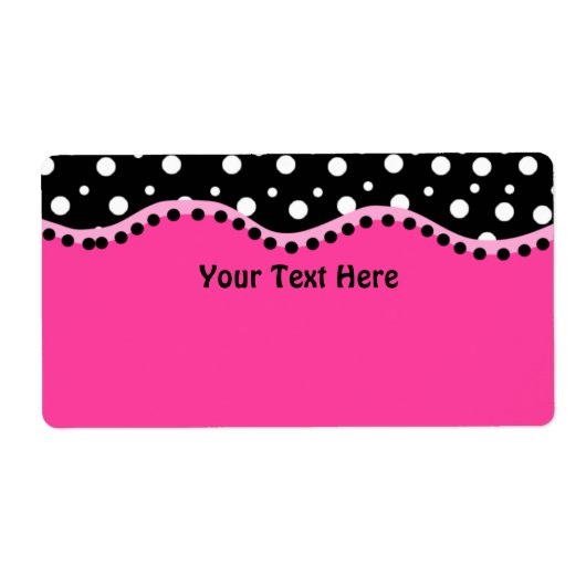 ドットファンキーラベル ラベル (正面)