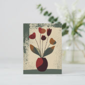 ドットフラワー#002 ポストカード (スタンド正面)