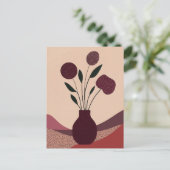 ドットフラワー#006 ポストカード (スタンド正面)