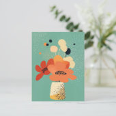 ドットフラワー#011 ポストカード (スタンド正面)