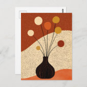 ドットフラワー#012 ポストカード (正面/裏面)