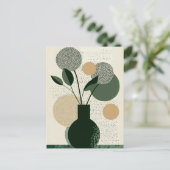 ドットフラワー#018 ポストカード (スタンド正面)