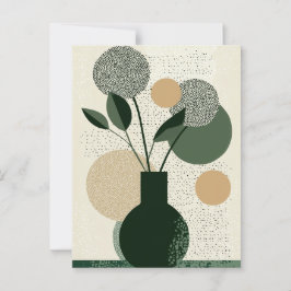 ドットフラワー#018 ポストカード