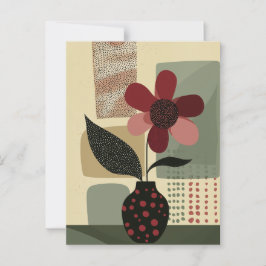 ドットフラワー#020 ポストカード