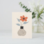 ドットフラワー#022 ポストカード (スタンド正面)