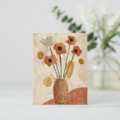 ドットフラワー#024 ポストカード (スタンド正面)