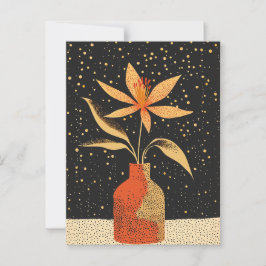 ドットフラワー#025 ポストカード