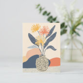 ドットフラワー#026 ポストカード (スタンド正面)