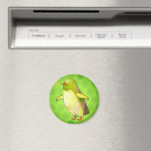 ドットマグネット付きグリーンペンギン マグネット (インサイチュ (食洗機))