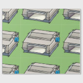 ドットマトリックスプリンタのラッピング紙 ラッピングペーパー (フラット)