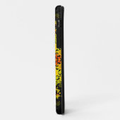 ドットマンダラフラワーイエローオレンジとブルー Case-Mate iPhoneケース (裏面/左)