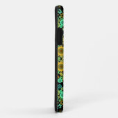 ドットマンダラフラワーオレンジグリーンとブルー Case-Mate iPhoneケース (裏面/右)