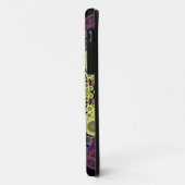 ドットマンダラフラワーグリーン黄色と紫 Case-Mate iPhoneケース (裏面/左)