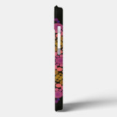 ドットマンダラフラワーピンク黄色と黒 Case-Mate iPhoneケース (裏面 / 左)