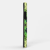 ドットマンダラフラワーブルー緑と黄色 Case-Mate iPhoneケース (裏面/右)