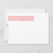 ドットミニマルスタイリッシュモダントレンディーノートカード ノートカード (正面)