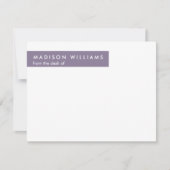 ドットミニマルスタイリッシュモダントレンディーノートカード ノートカード (正面)