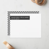 ドットミニマルスタイリッシュモダントレンディーノートカード ノートカード (正面/裏面インサイチュ)