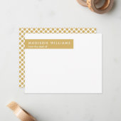 ドットミニマルスタイリッシュモダントレンディーノートカード ノートカード (正面/裏面インサイチュ)