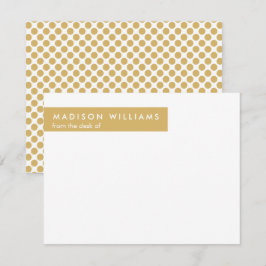 ドットミニマルスタイリッシュモダントレンディーノートカード ノートカード