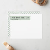 ドットミニマルスタイリッシュモダントレンディーノートカード ノートカード (正面/裏面インサイチュ)