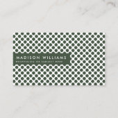 ドットミニマルスタイリッシュモダントレンディー名刺 名刺 (正面)