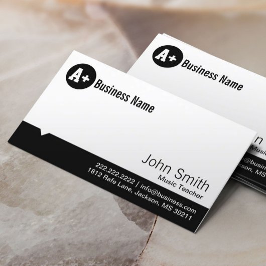 ドットミュージックミニマル先生名刺 名刺