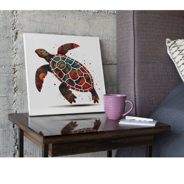 ドットモザイクカメ メタルプリント (クリエイターアップロード済み)