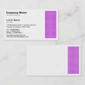 ドットモチーフ – 紫 名刺 (正面/裏面)