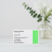 ドットモチーフ – 緑 名刺 (スタンド正面)