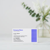 ドットモチーフ – 青 名刺 (スタンド正面)