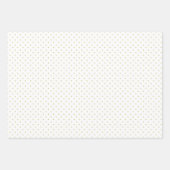 ドットラッパターン（の模様が）あるピング紙フラットシートセット ラッピングペーパーシート (正面3)