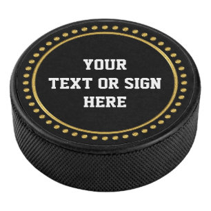 ドットリングや輪金ゴールドとリングや輪金ゴールド+お客様のデータ アイスホッケーパック