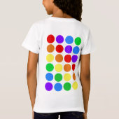 ドットレインボー Tシャツ (裏面)