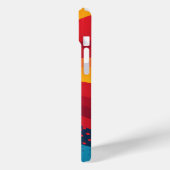 ドット付きの明るい色のバンド Case-Mate iPhoneケース (裏面 / 左)