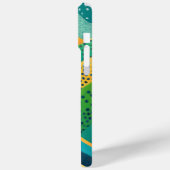 ドット付きの鮮やかな色のバンド Case-Mate iPhoneケース (裏面 / 左)